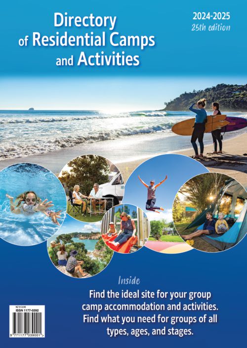 Camps Directory of New Zealand magazine cover